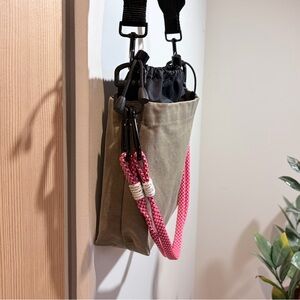 Some of the parts mini bucket canvas beige and black nylon